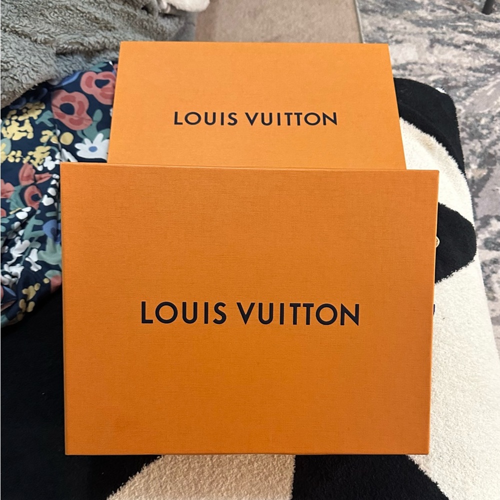 Louis Vuitton Black and Orange Athletic Shoes - Picture 2 of 10